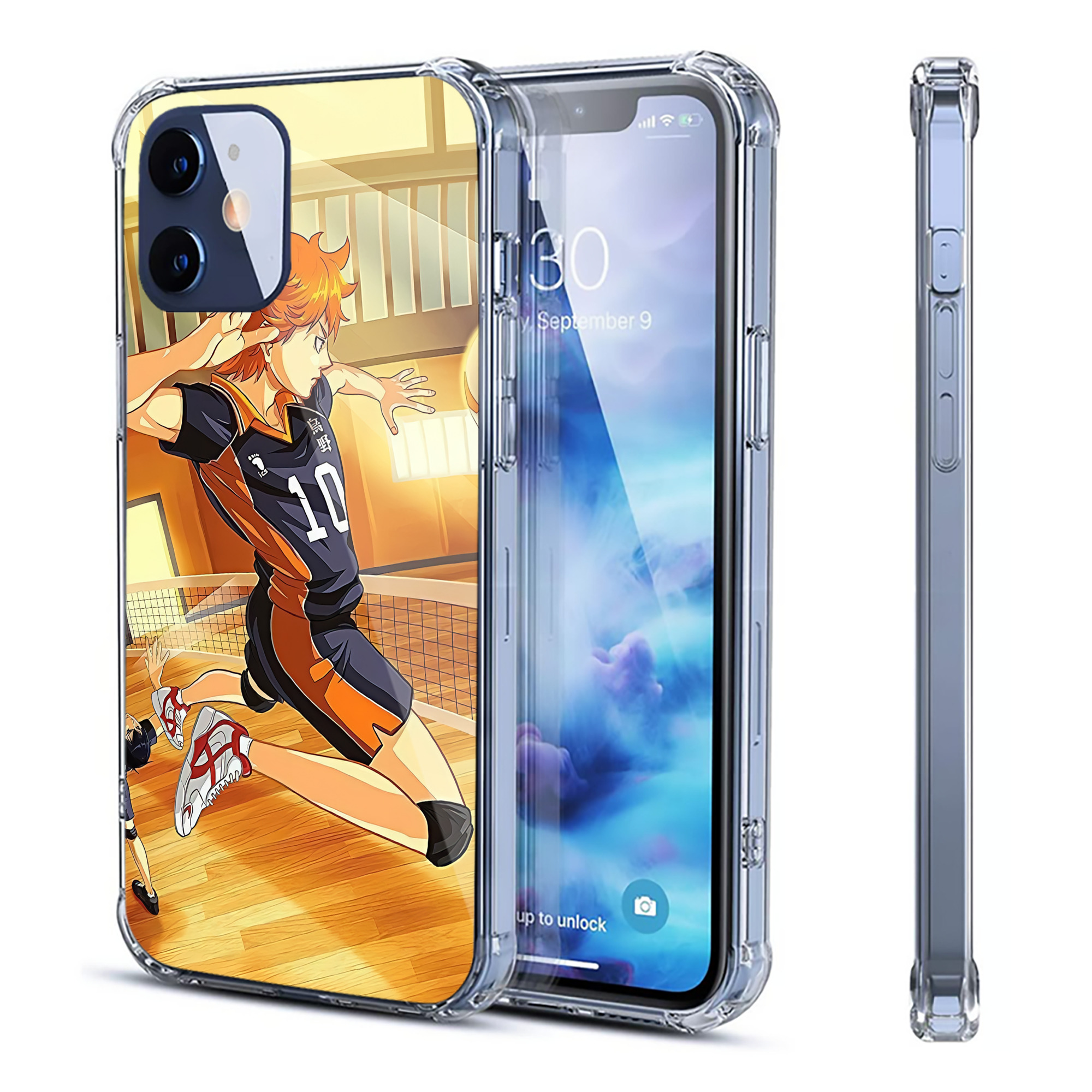 （画像用） ハイキュー!! Haikyu!! 【iPhone 12シリーズ対応】透明スマホケース（クリアソフトケース）